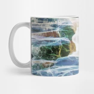 Abstract waterfall and river Mug